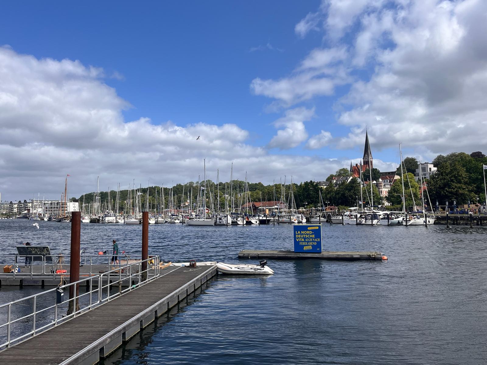 Hafenblick in Flensburg